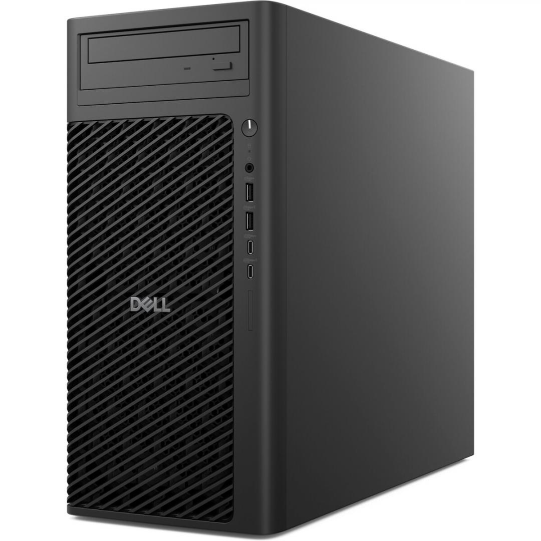 Desktop Workstation Dell Pro Max T2 cu procesor Intel Core Ultra 9 U9-285K pana la 5.7 GHz, 64 GB DDR5, 1TB 2TB, RTX 4000 Ada, Windows 11 Pro, Black, 3 ani Garantie - imagine 2