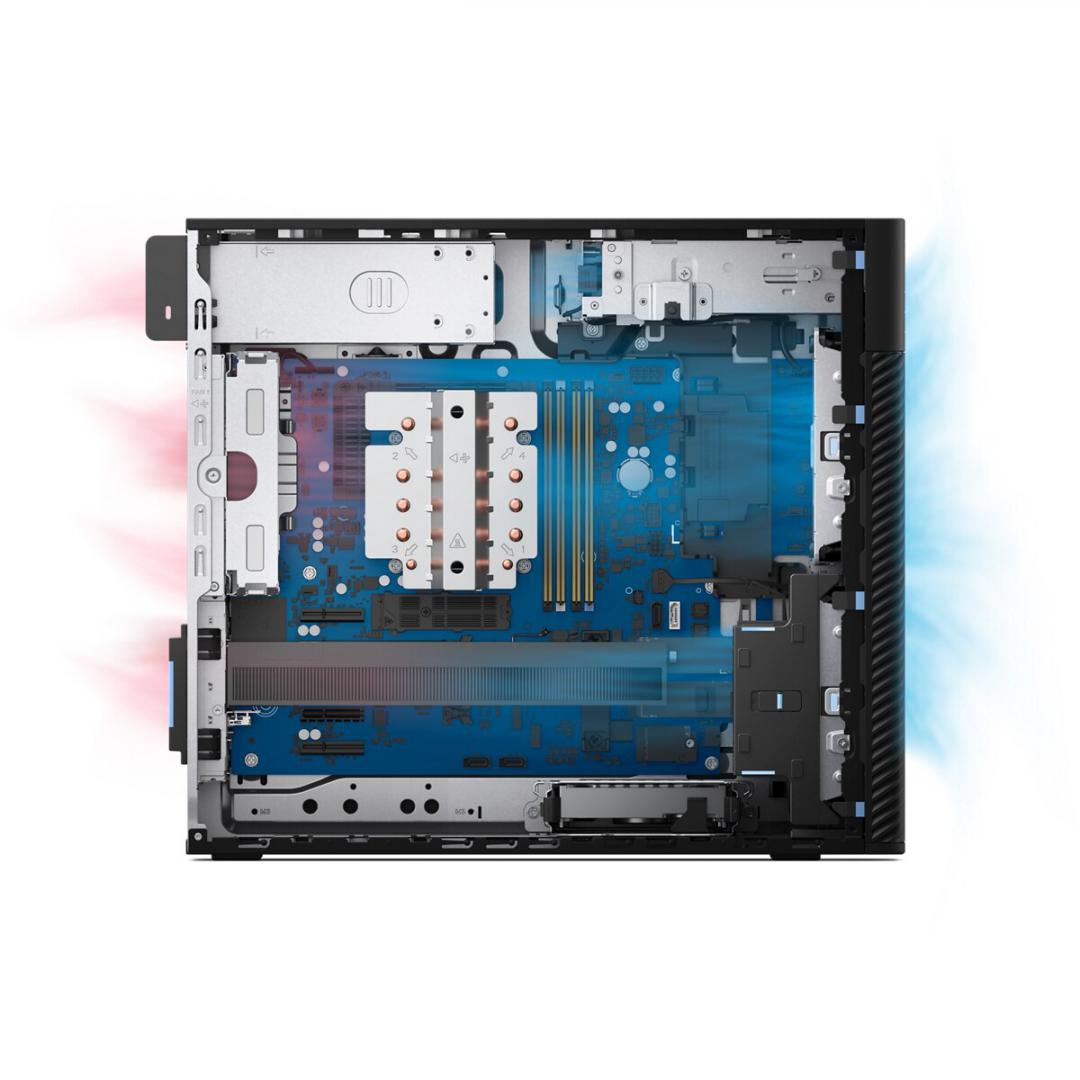 Desktop Workstation Dell Pro Max T2 cu procesor Intel Core Ultra 9 U9-285K pana la 5.7 GHz, 64 GB DDR5, 1TB 2TB, RTX 4000 Ada, Windows 11 Pro, Black, 3 ani Garantie - imagine 5